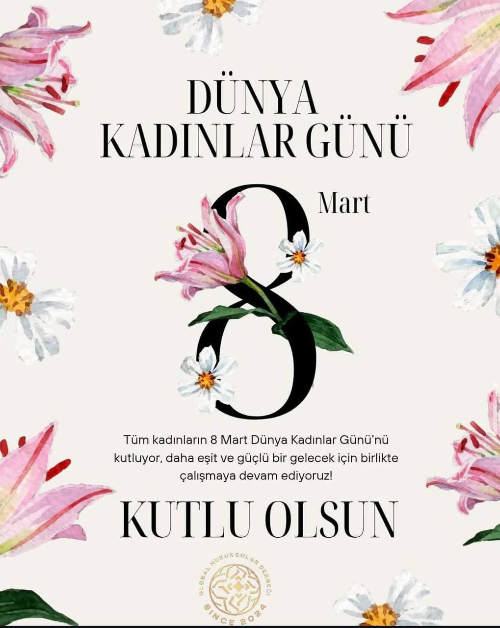 8 Mart Dünya Kadınlar Günü Mesajı