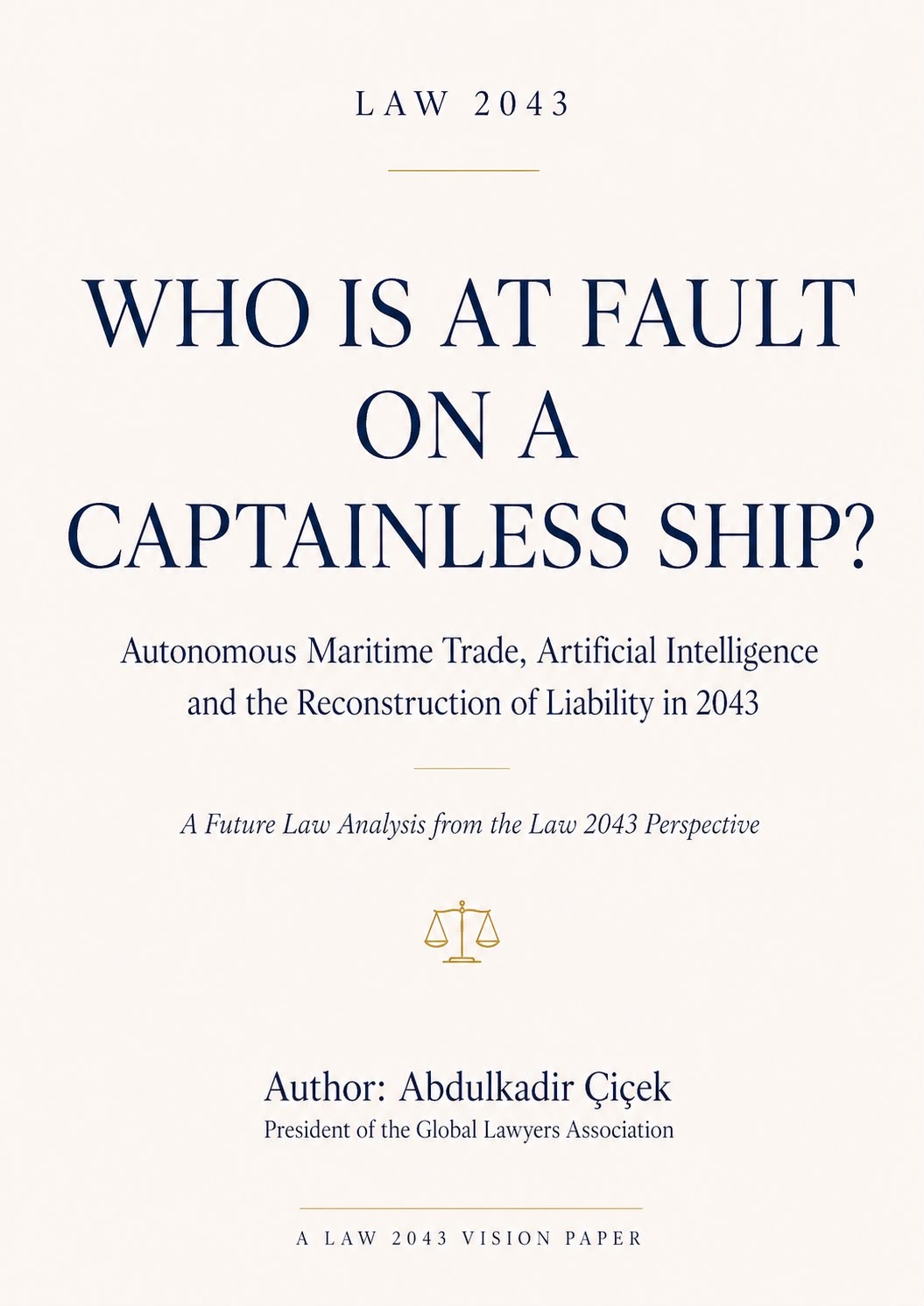 WHO IS AT FAULT ON A CAPTAINLESS SHIP?