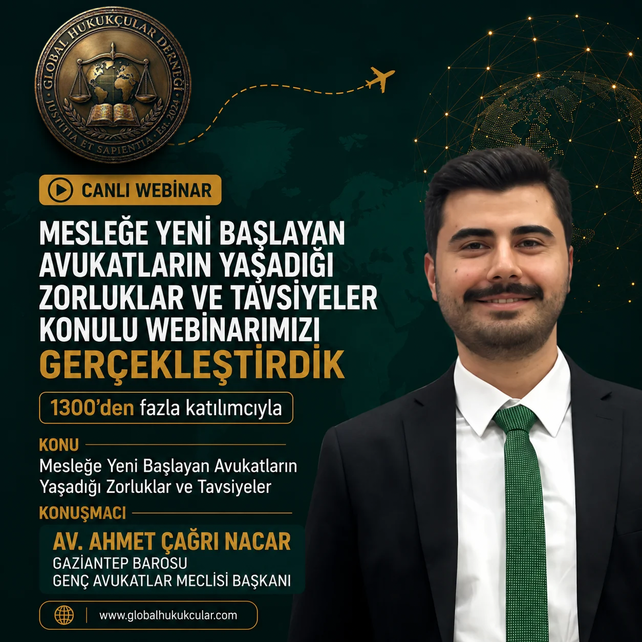 MESLEĞE YENİ BAŞLAYAN AVUKATLARIN YAŞADIKLARI ZORLUKLAR WEBINARI