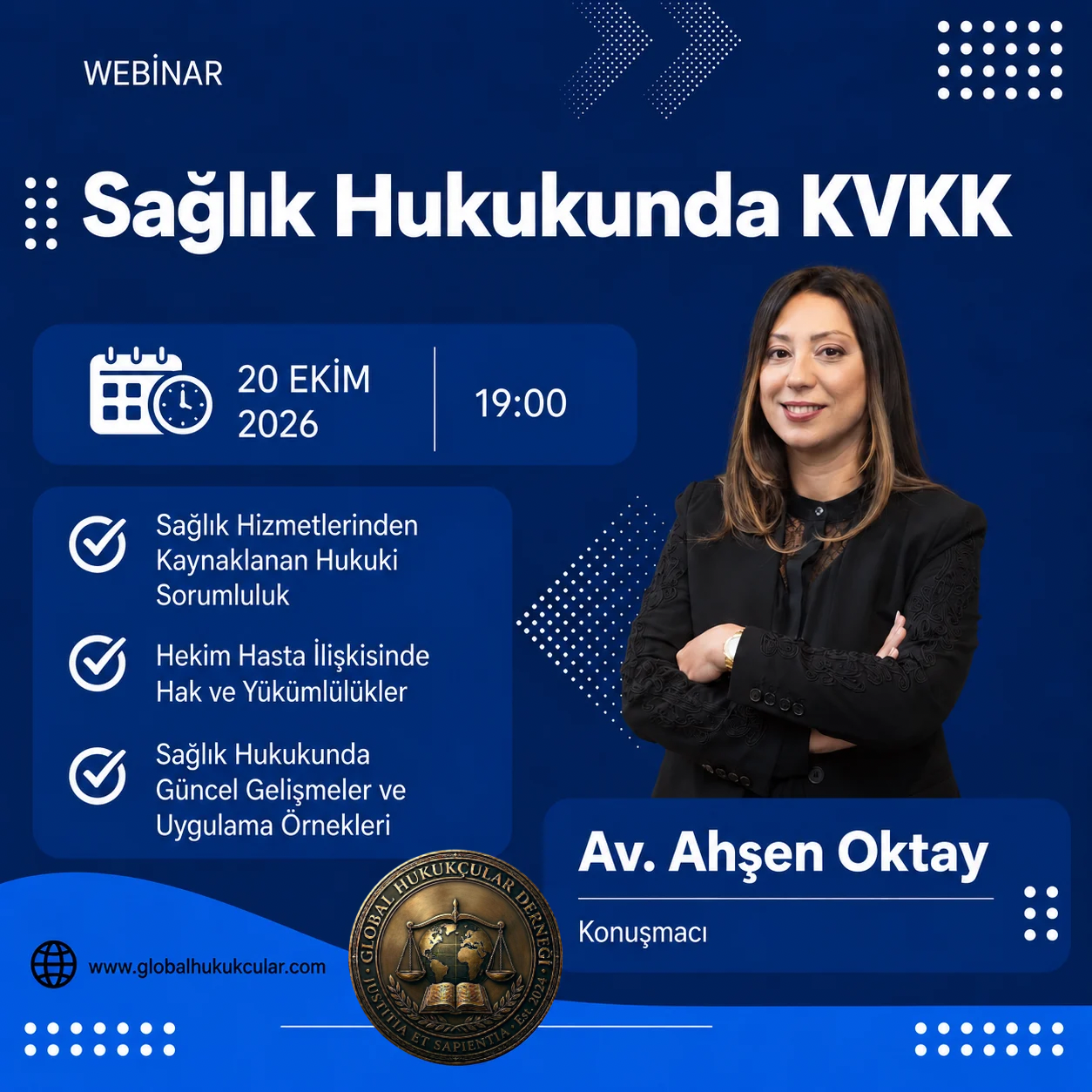 Sağlık Hukukunda KVKK Webinarı